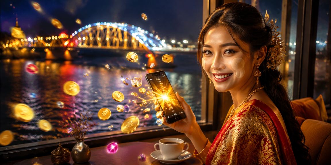 မော်လမြိုင်ရှိ ဖုန်းမှ စလော့ဂိမ်းကစားနေသူများ